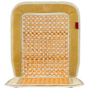 HEYNER Premium de Madera Cuentas Funda de Asiento, Color Beige