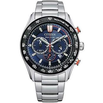 Reloj Cronógrafo Eco-Drive Hombre Citizen Aviador Azul Acero CA4486-82L