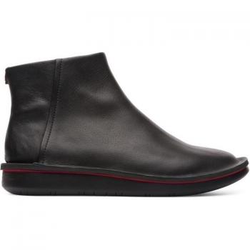 Botines de mujer Camper de piel con cuña en negro
