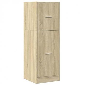 Armario botiquín madera de ingeniería roble Sonoma 40x41x118 c