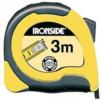 Ironside M261506 - Flexometro abs caucho con freno 3mx16mm