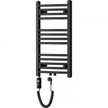 Radiador secatoallas eléctrico 300W 70x44x4,4cm Negro