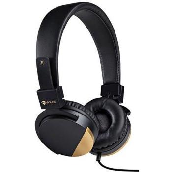 Auriculares Diadema Meliconi MySound Speak Metal Cablados Negro con Micrófono para Música y Llamadas
