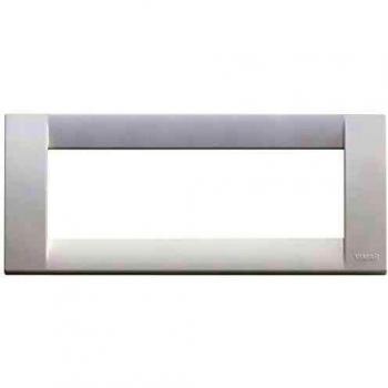 Placa Clásica 6M Blanco Brillante Tecnopolímero Vimar