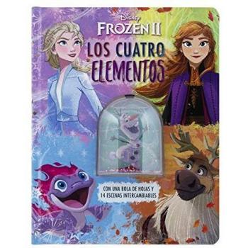 Frozen 2. Los cuatro elementos: Con una bola de hojas y 14 escenas intercambiables - Princesas Disney