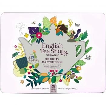 English Tea Shop Organic Classic Selection Tin with 36 Tea Bags