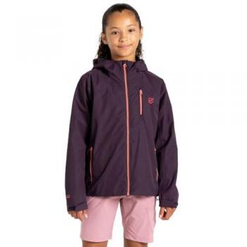 Dare 2b Kids Waterproof Switch Out Jacket - Deep Plum, Size 3-4 Years