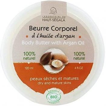 Laboratoire du haut-segala Orgánica mantequilla corporal con aceite de argán, 120 ml