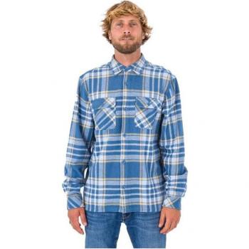 Camisa de Manga Larga Hombre Hurley Santa Cruz Azul