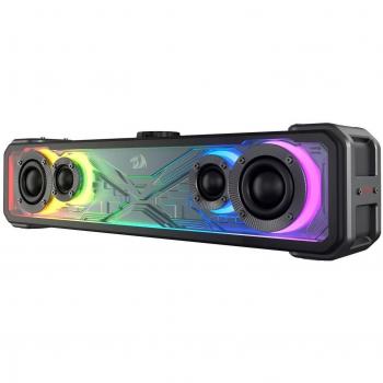 Altavoces Redragon GS817 SURGE 30W RGB, Bluetooth 5.3 y AUX, Barra de sonido para escritorio