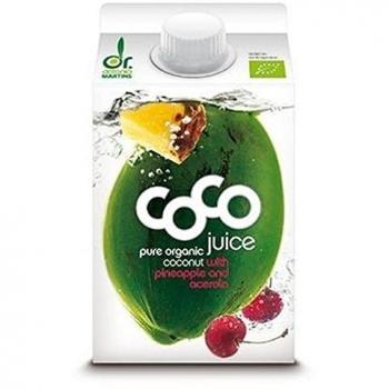 Coco - Pure Organic Coconut Juice with Pineapple and Acerola - 500ml