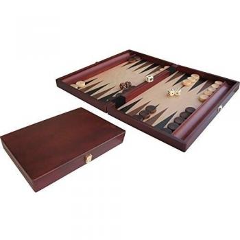 Backgammon Wood Inl 15 35x24