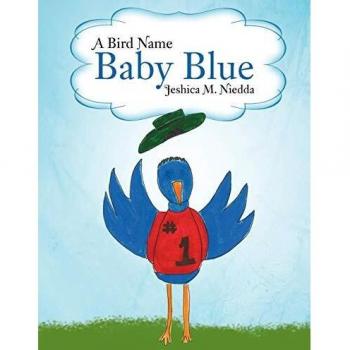 Pájaro Nombre Bebé Azul Tapa Blanda
