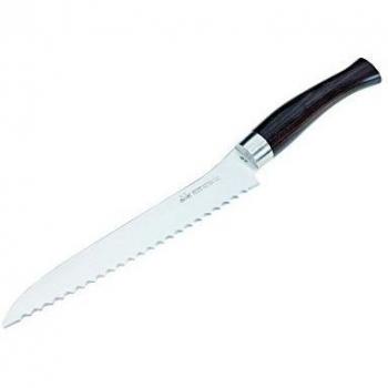 Due Cigini Due Cigni 12C27 - Cuchillo de pan, inoxidable con mango de madera, multicolor, talla única