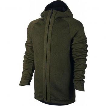 Nike M Nsw Tch Flc Hoodie Fz Sudadera, Hombre, Verde