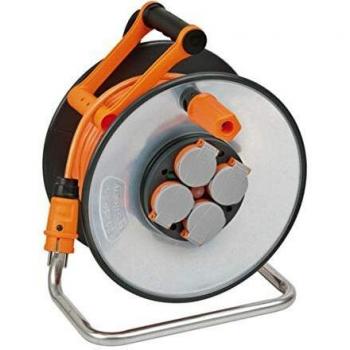 Carrete de cable profesional Steelcore IP44 33m H07BQ-F 3G1.5