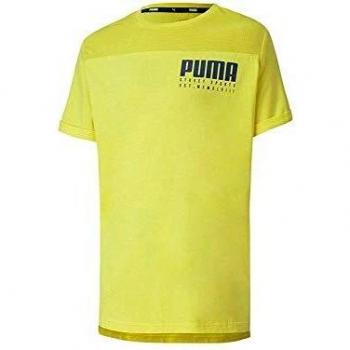 PUMA Alpha Advanced tee B Camiseta, Niños, Azul, 13-14Y