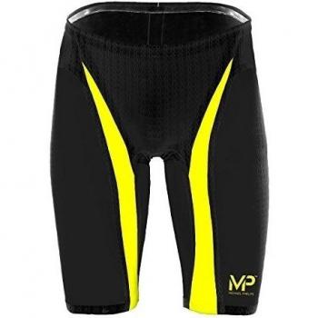Michael Phelps - XPresso Jammer, color amarillo,negro, talla 75
