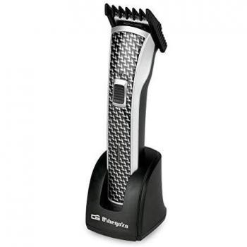 Cortapelos Recargable Orbegozo CTP 1200 con 7 Posiciones de Corte, Negro y Plata