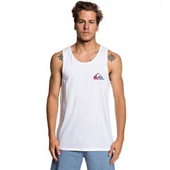Quiksilver - Camiseta sin Mangas - Hombre - S - Blanco