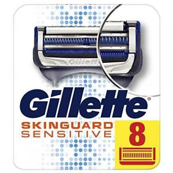 Gillette SkinGuard Sensitive Razor Blades, Pack of 8 Refill Blades
