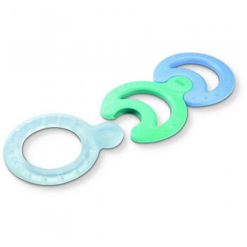 Nuk 752030 - Juego de 3 anillos de dentición