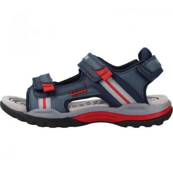 Sandalias de Niño Geox J Borealis Boy A Azul, características: material exterior en sintético y textil, plantilla acolchada, cierre de velcro para un ajuste seguro, suela antideslizante, diseño transpirable con tecnología