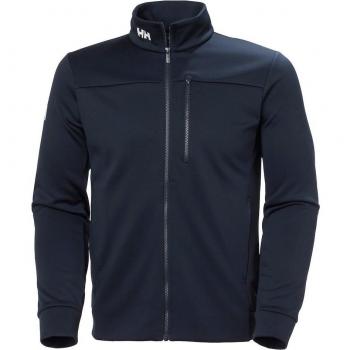 Helly Hansen Men's Crew Fleece Jacket - Navy Blue, Casual, Outdoor, Multi-Sport, Polyester