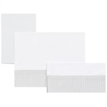 Cambrass Star - Sabana para minicuna, 3 piezas, color gris