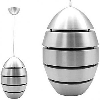 Lámpara de Techo Inoxidable 37 Cm - Toque Original y Moderno