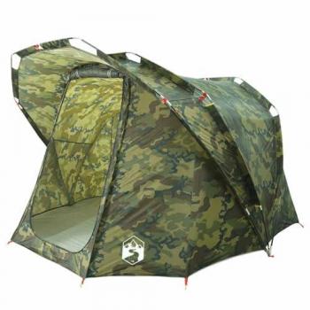 Tienda de Pesca Impermeable Camuflaje para 4 Personas