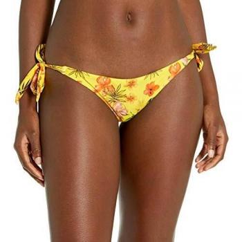 Desigual Biki Florida B Bragas de Bikini, Amarillo, M para Mujer