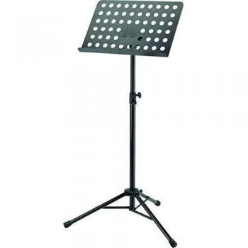 K&M 11940 Professional Adjustable Orchestra Music Stand - Black
