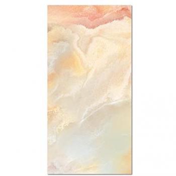 Alfombra Vinílica Antideslizante Mármol Naranja 140x200 cm - Ignífuga y Antihongos