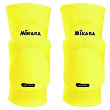 Mikasa Kobe - rodilleras para adulto, color Amarillo Neón