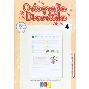 Ortografía divertida 4 / Editorial GEU / 2º Primaria / Mejora la ortografía / Recomendado como apoyo / Con actividades sencillas de repaso