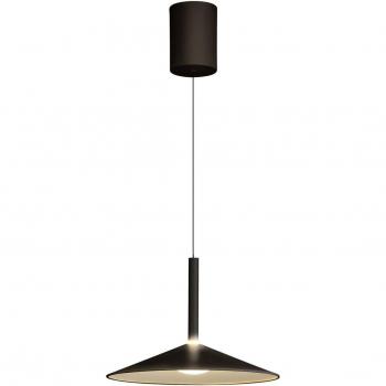 Lámpara colgante Calice LED negra Ø 32 cm regulable en altura 16W