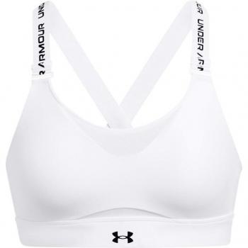 Sujetador deportivo de mujer Under Armour Infinity 2.0 High blanco - XS-AC