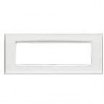 Placa Vimar Eikon Classic 7 Módulos Reflex Ghiaccio 20657.B41