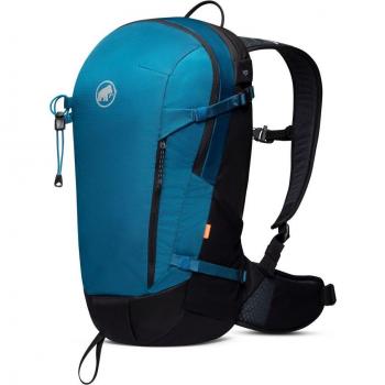 Mochila de montaña Mammut Lithium 20L - Unisex, color azul, con respaldo ventilado y diseño ergonómico