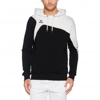 Erima GmbH Club 1900 2.0 Sudadera con Capucha, Unisex Adulto, Negro/Blanco, S