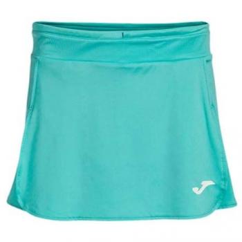Falda de pádel Joma Open II para mujer en color turquesa, modelo 900759.738