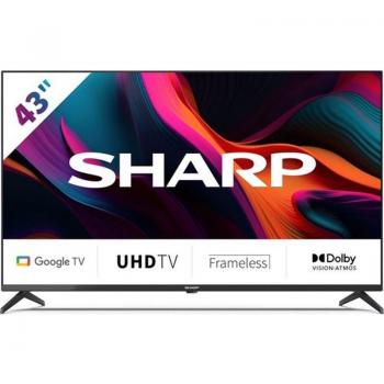 Televisor LED 43 Sharp 43GL4260E UHD 4K Smart TV Google con Dolby Atmos y HDMI 2.1