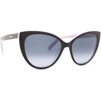 Love Moschino MOL043/S Women's Cat Eye Sunglasses, Black Acetate Frame