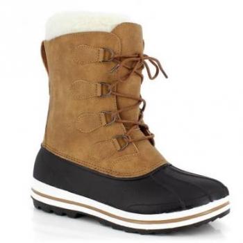 Botas de senderismo Kimberfeel Beker Beige para hombre, impermeables, con suela antideslizante y forro térmico