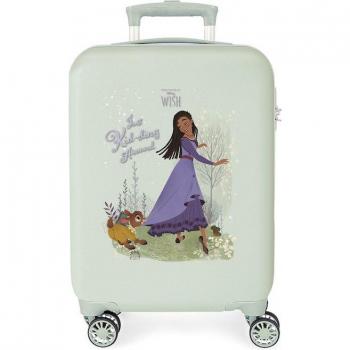 Disney - Maleta de cabina Wish Playing with Valentino rígida 50 cm verde