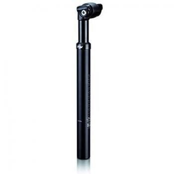 XLC Tija de sillín con suspensión para unisex SP-S06, negra, 31,6 x 350 mm