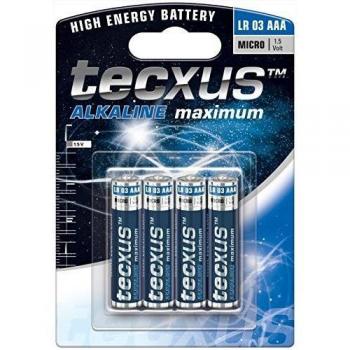 Tecxus LR03 4-BL Single-use battery AAA Alcalino 1,5 V - Pilas