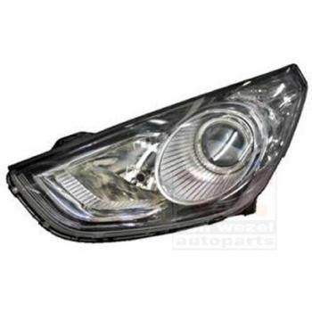 Faro Delantero Izquierdo H7+H7 con Luz de Dirección para Hyundai Ix35 desde 2010 - VAN WEZEL 8257961
