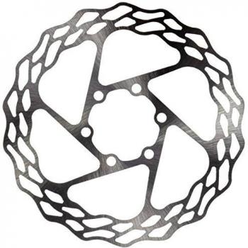 Disco de Freno Galfer Bike Wave para Carretera Ø160mm, Color Plateado
